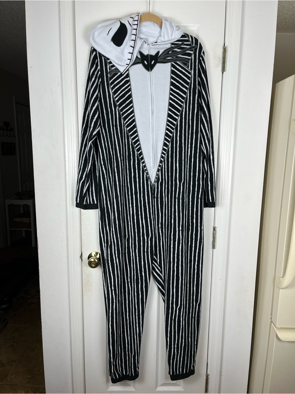 Disney The Nightmare Before Christmas Adult Large Jack Skellington Onesie